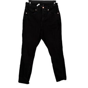 Good American black good waist crop jeans 12/31‎